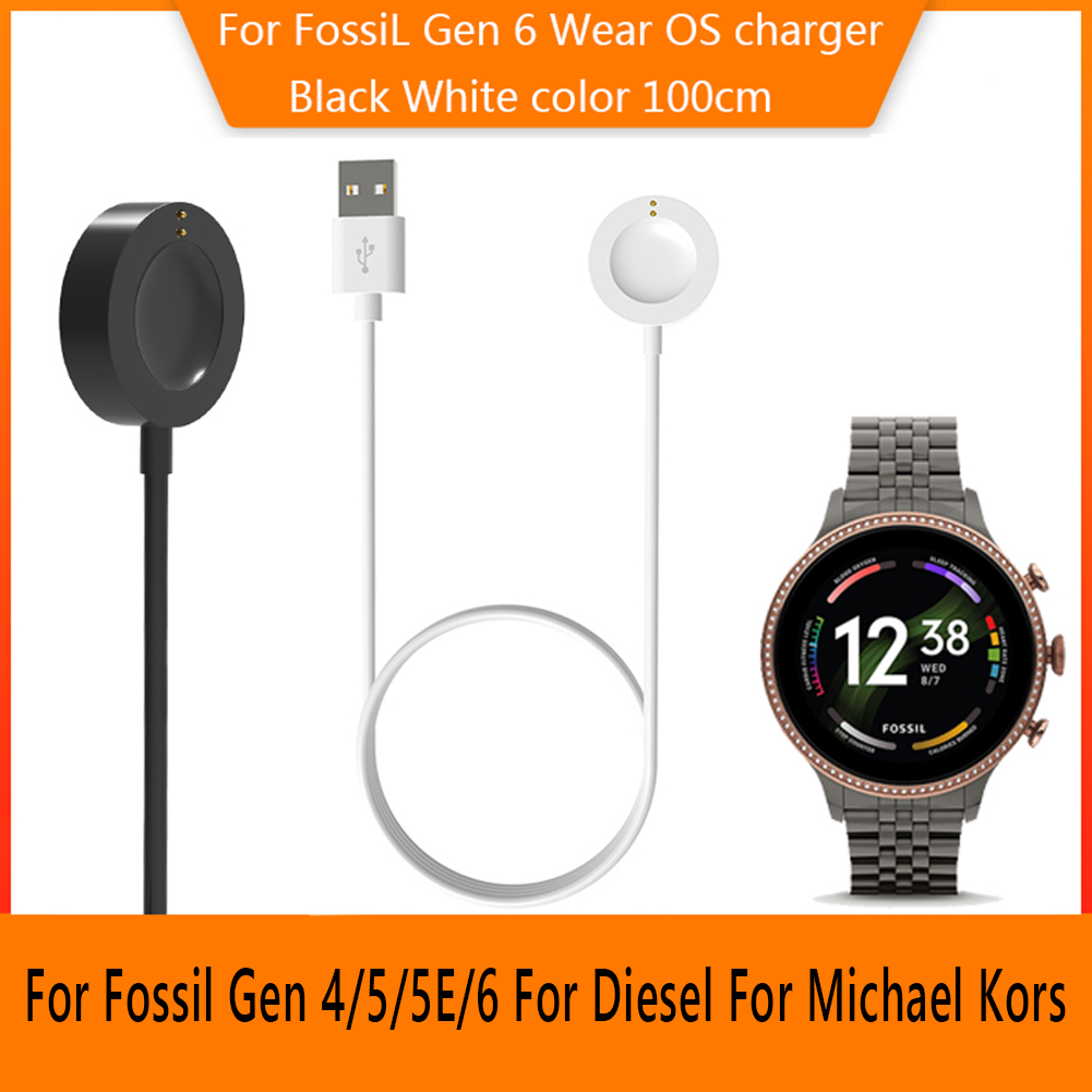 Fossil Watches Smartwatch Gen 6 - كابل شحن للساعات الذكية متوافق مع