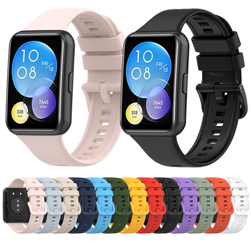 Huawei Smartwatch Watch Fit - حزام سيليكون للساعة الذكية لساعة هواوي