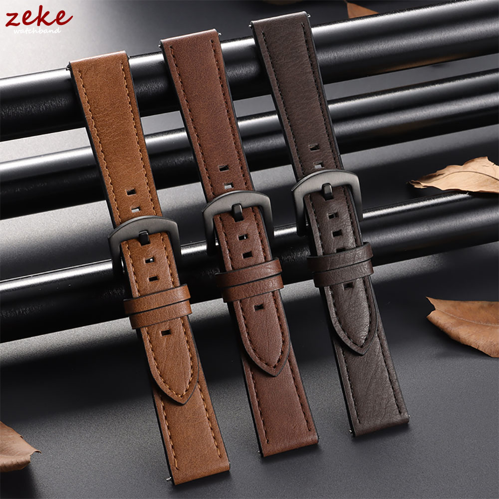 Seiko Watches Smartwatch - 20/22 مللي متر حزام من الجلد