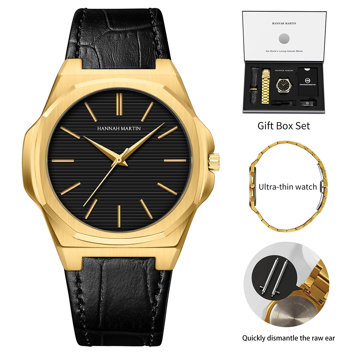 Anti-Magnetic Watch - ساعة هدية للنساء بقرص 40 ملم،