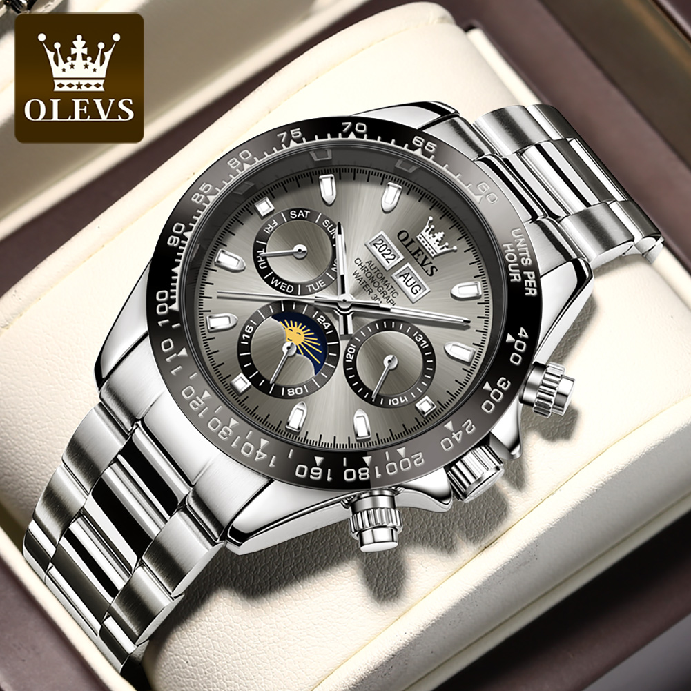 Rolex Watch Submariner - OLEVS 6654 ساعة رجالي فاخرة كرونوغراف