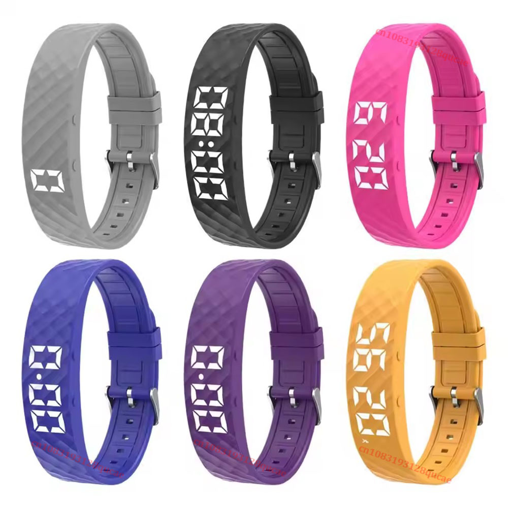 Smartwatch Watches Girls - ساعة منبه بالاهتزاز للنوم العميق، سوار