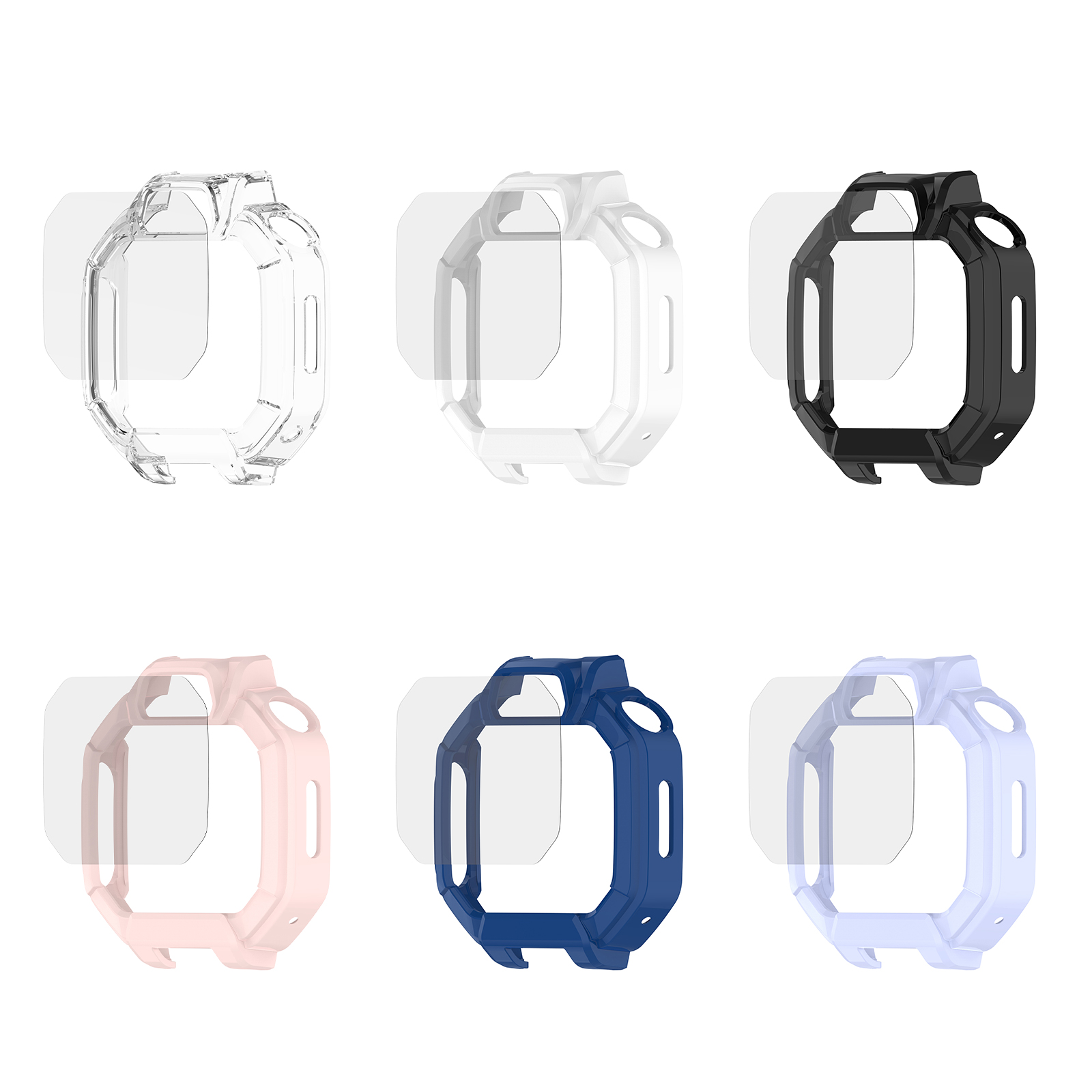 Huawei Smartwatch Watch Fit - حافظة سفر شبه مغلقة لساعة هواوي
