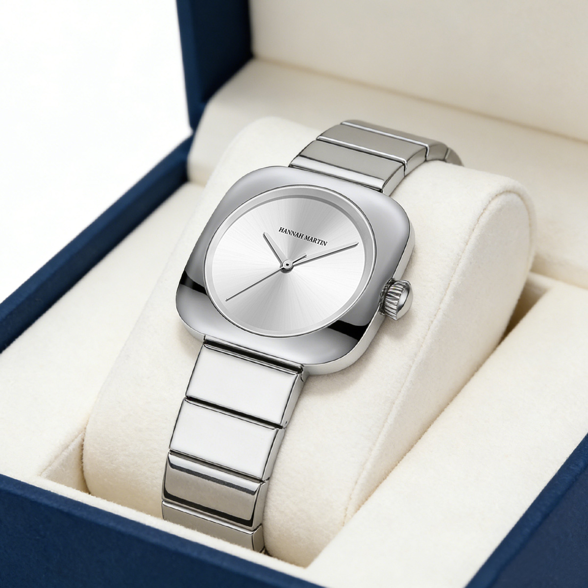 Anti-Magnetic Watch - ساعة نسائية من هانا مارتن، كوارتز،