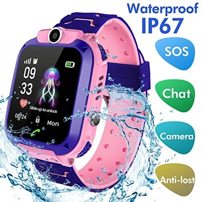 2G Kids ساعة ذكية SOS Call LBS - مراجعة Smartwatch Watches Girls وسعره