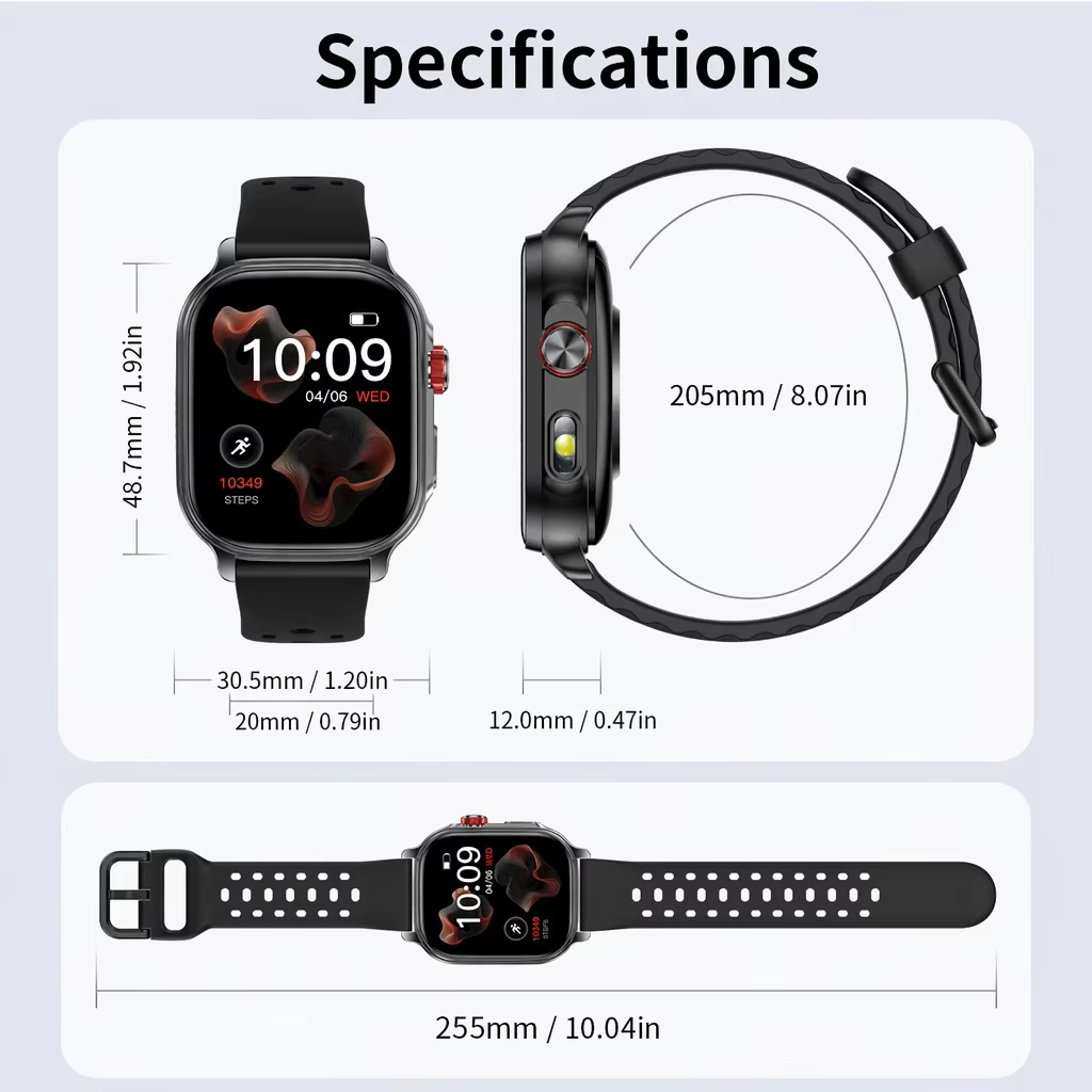 ساعة ذكية 2026 بشاشة 2.01 بوصة - مراجعة Smartwatch Watches Girls وسعره