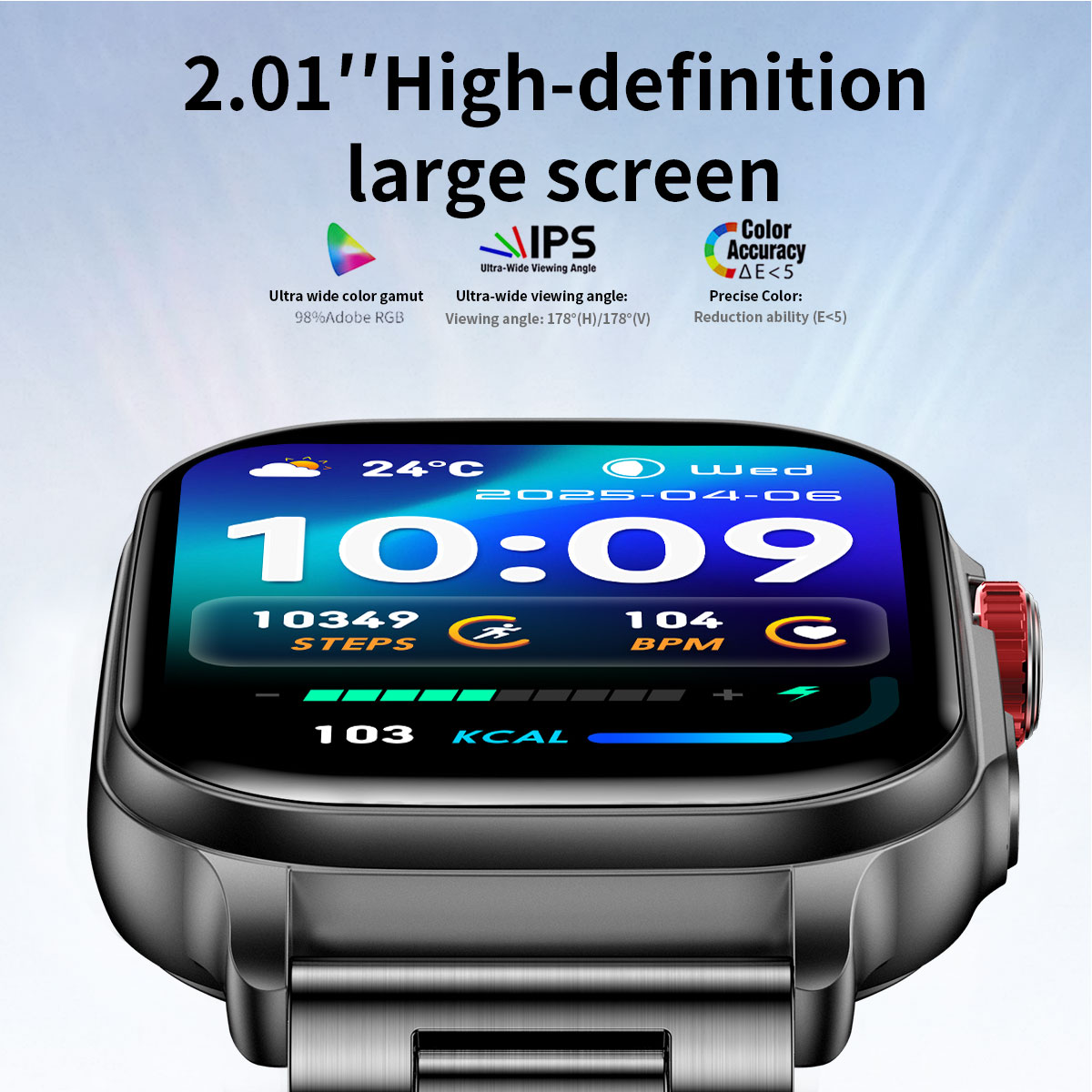ساعة ذكية 2026 بشاشة 2.01 بوصة - مراجعة Smartwatch Watches Girls وسعره