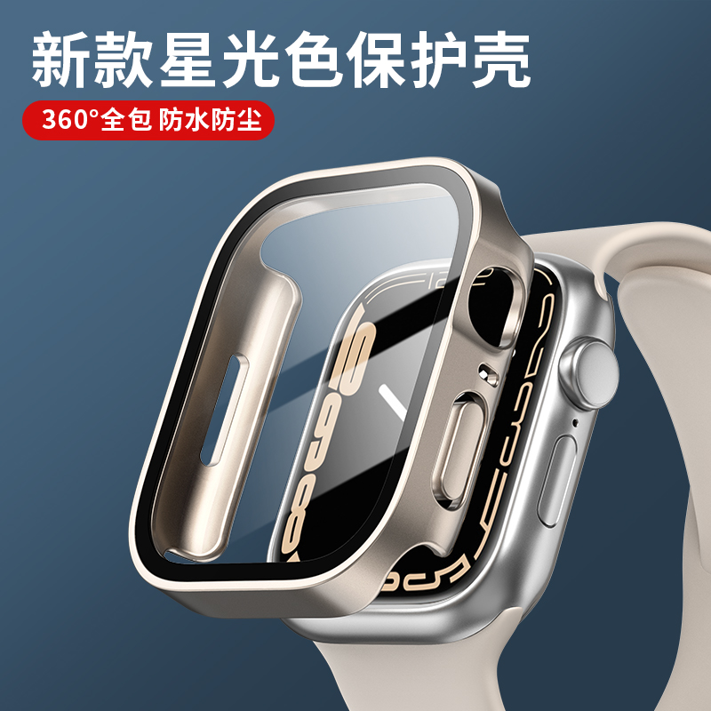 زجاج + غطاء لساعة أبل سلسلة 9  - مراجعة Smartwatch Watches Girls وسعره