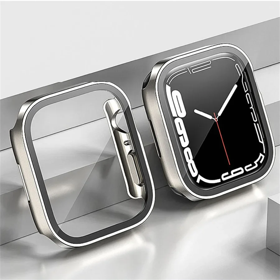 زجاج + غطاء لساعة أبل سلسلة 9  - مراجعة Smartwatch Watches Girls وسعره