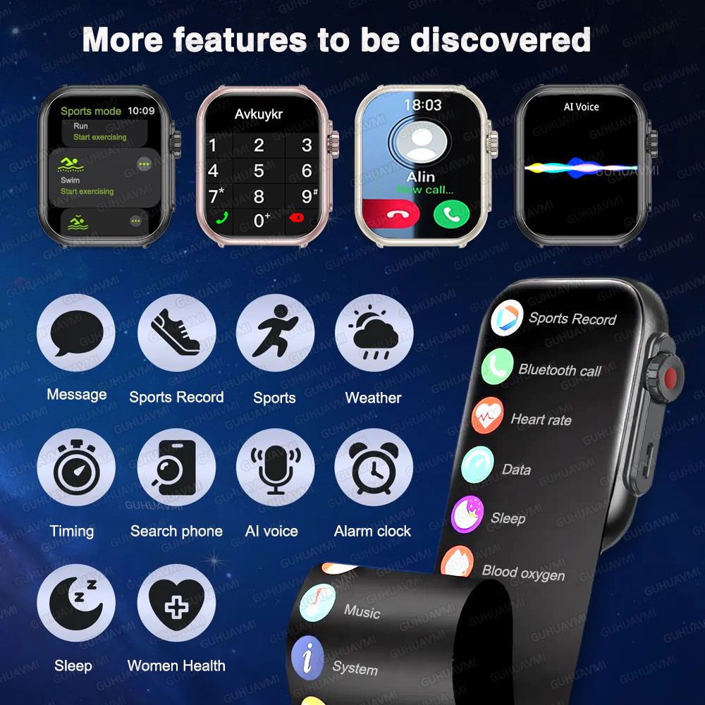 ل IOS ساعة الترا 2 SE الرجال ا - مراجعة Smartwatch Watches For Women Branded وسعره