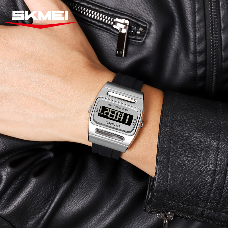 ساعة إلكترونية رجالية ماركة SK - مراجعة Solar Powered Watch وسعره