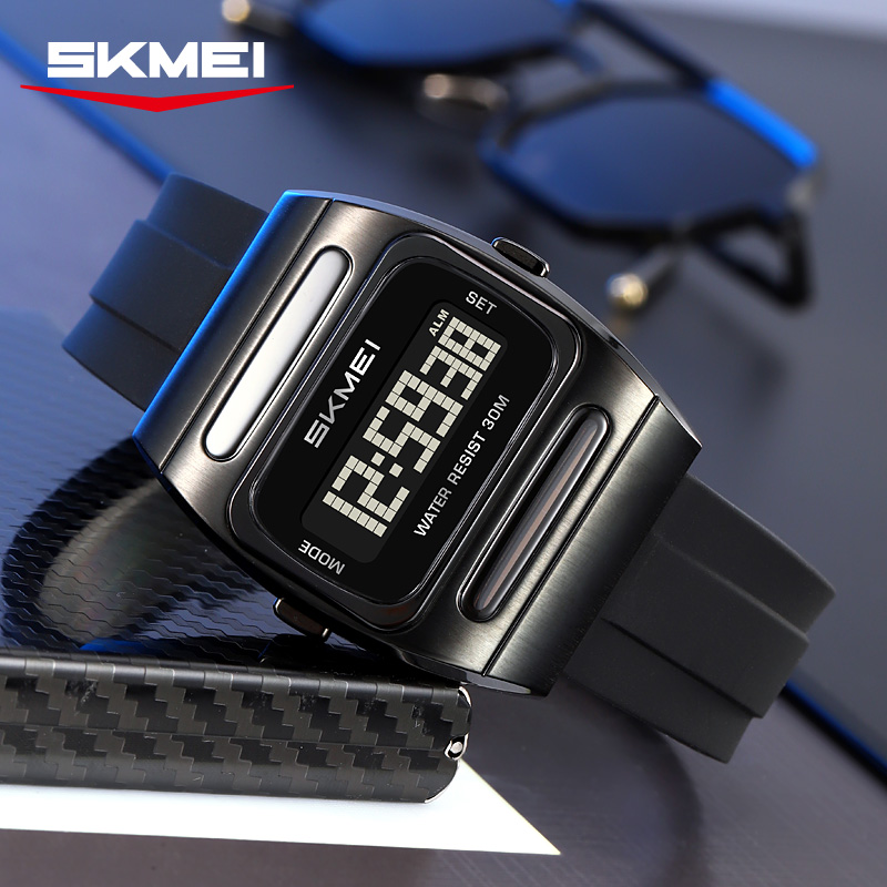 ساعة إلكترونية رجالية ماركة SK - مراجعة Solar Powered Watch وسعره