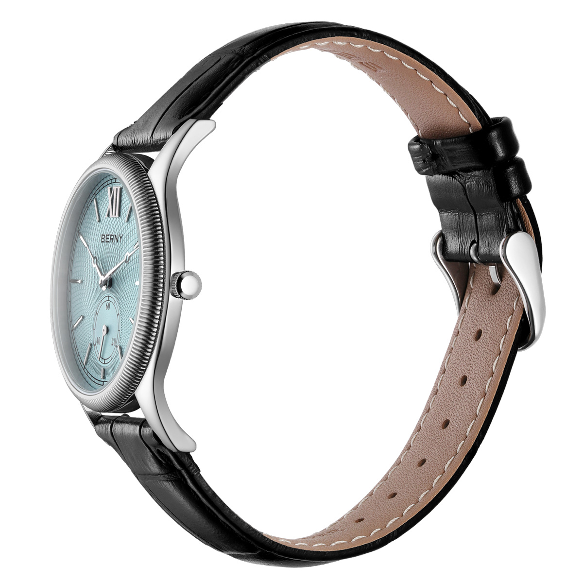 ساعات بيرني للرجال، ساعة كوارت - مراجعة Solar Powered Watch وسعره