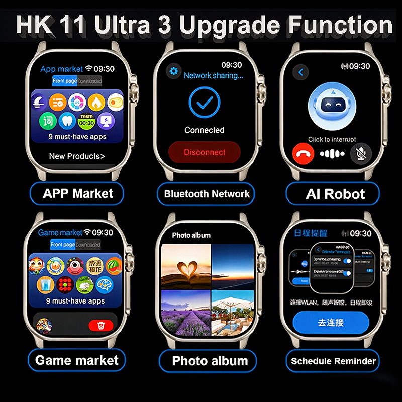 ساعة ذكية جديدة HK10 مطورة إلى - مراجعة Smartwatch Watches Girls وسعره