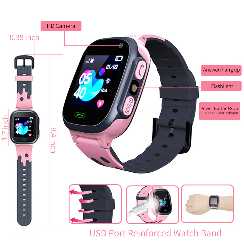 ساعة ذكية للأطفال مقاومة للماء - مراجعة Smartwatch Watches Girls وسعره