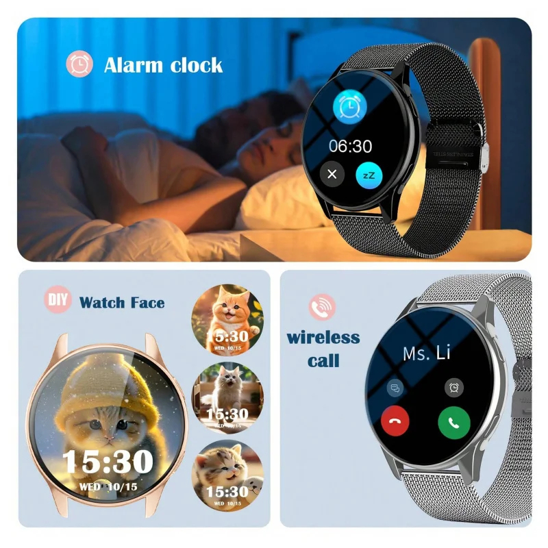 ساعة ذكية متعددة الوظائف مع مي - مراجعة Anti-Magnetic Watch وسعره