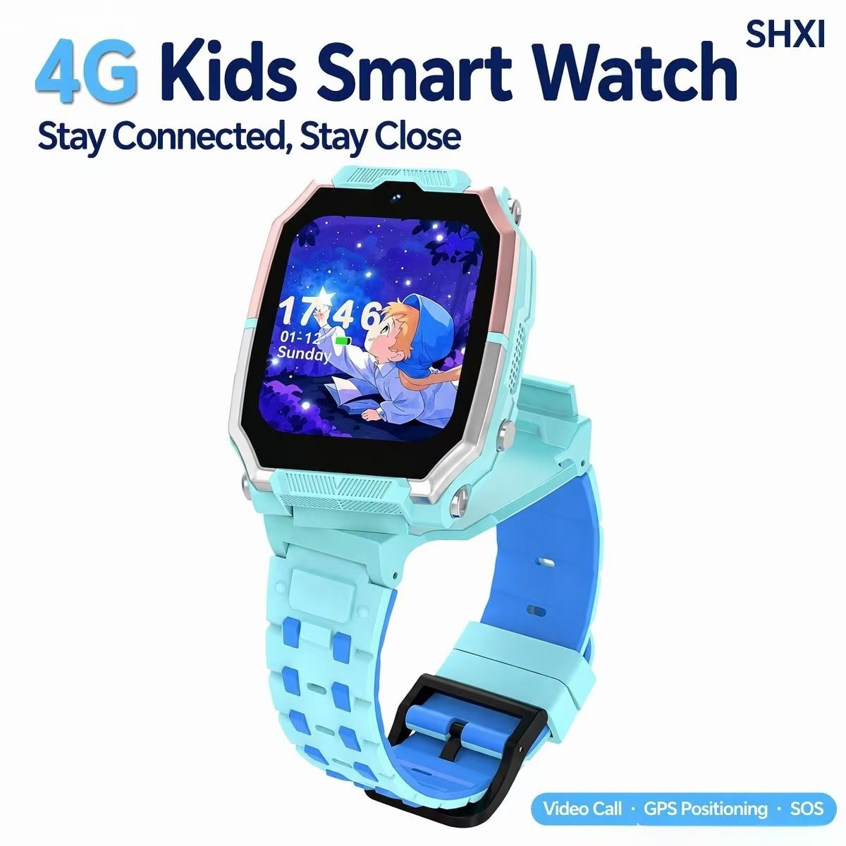 ساعة ذكية للأطفال SHXI H15 4G  - مراجعة Kids Watches Not Smartwatch وسعره