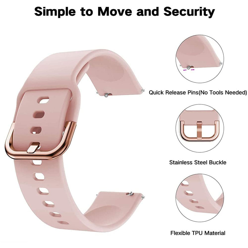 20 مللي متر/22 مللي متر سيليكو - مراجعة Smartwatch Samsung Watches For Women وسعره