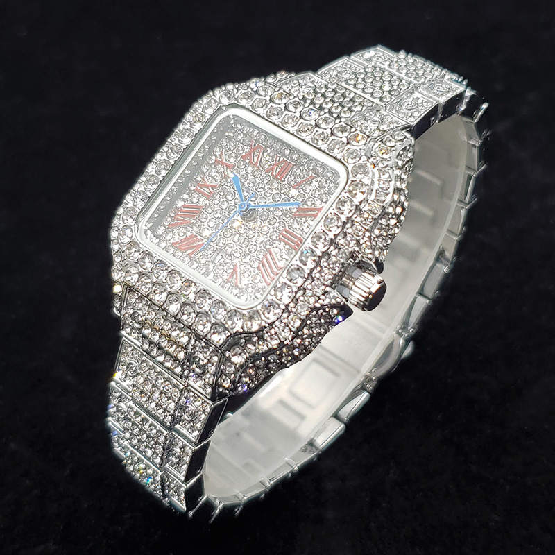 ساعات يد نسائية فاخرة مرصعة با - مراجعة Anti-Magnetic Watch وسعره
