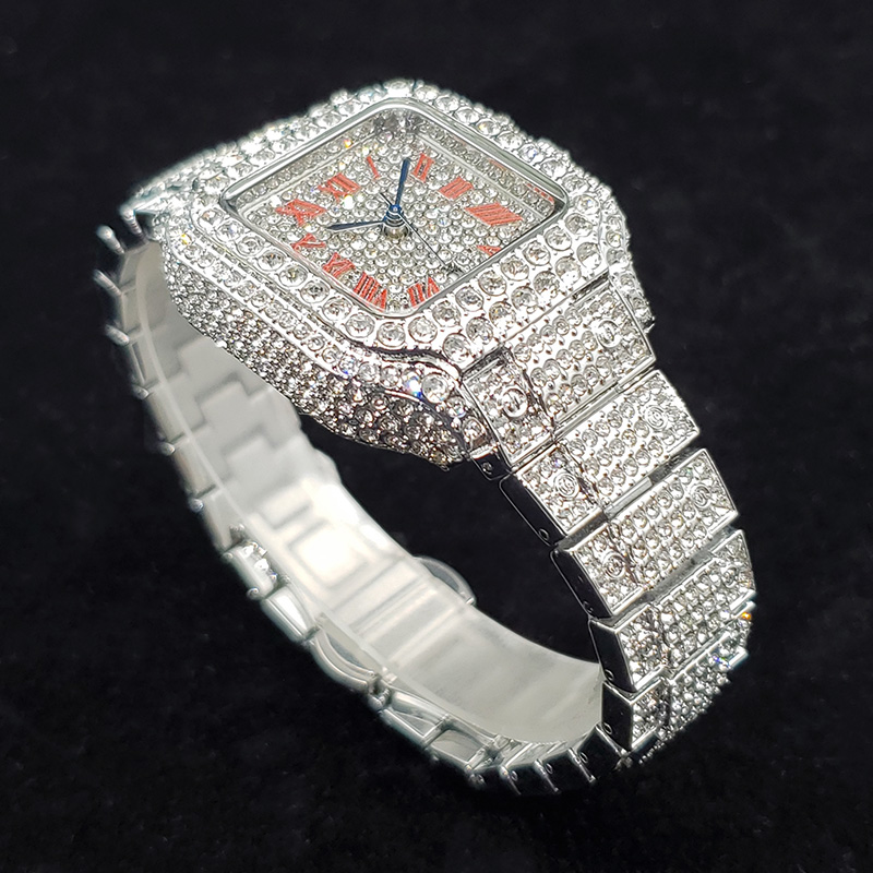 ساعات يد نسائية فاخرة مرصعة با - مراجعة Anti-Magnetic Watch وسعره