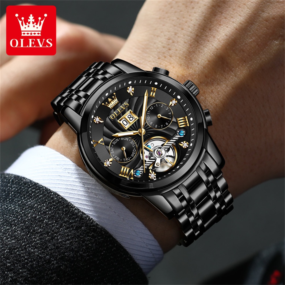 ساعات OLEVS الكلاسيكية للرجال  - مراجعة Rolex Watch Submariner وسعره