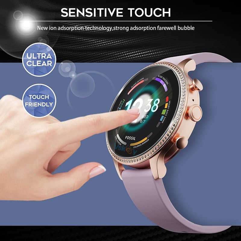 واقي شاشة للساعة الذكية ، غشاء - مراجعة Fossil Watches Smartwatch Gen 6 وسعره