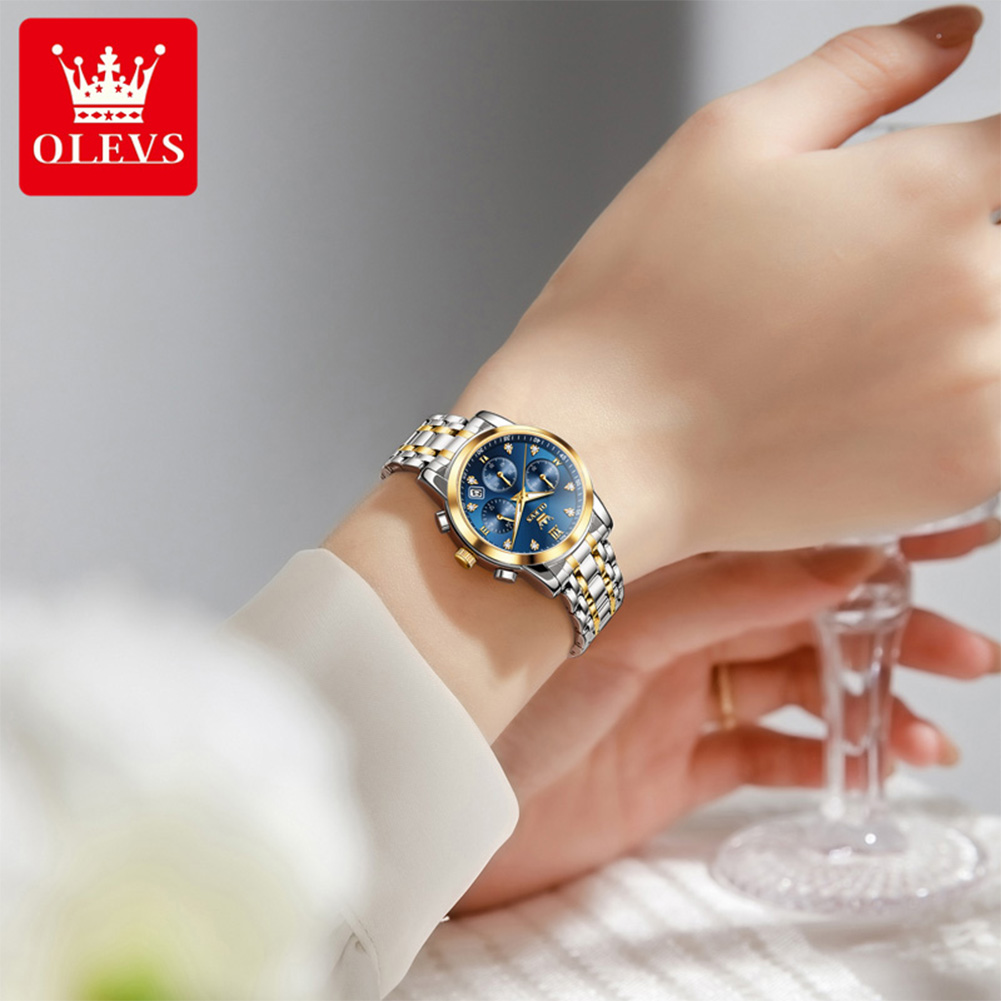 OLEVS ساعات نسائية 2858L تريند - مراجعة Anti-Magnetic Watch وسعره