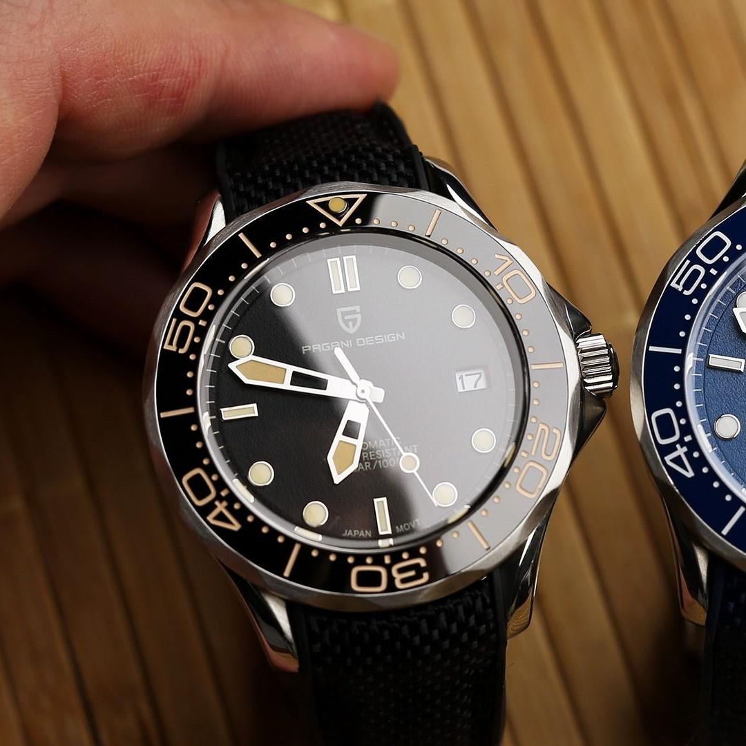 ساعات PAGANI DESIGN الميكانيكي - مراجعة Rolex Watch Submariner وسعره