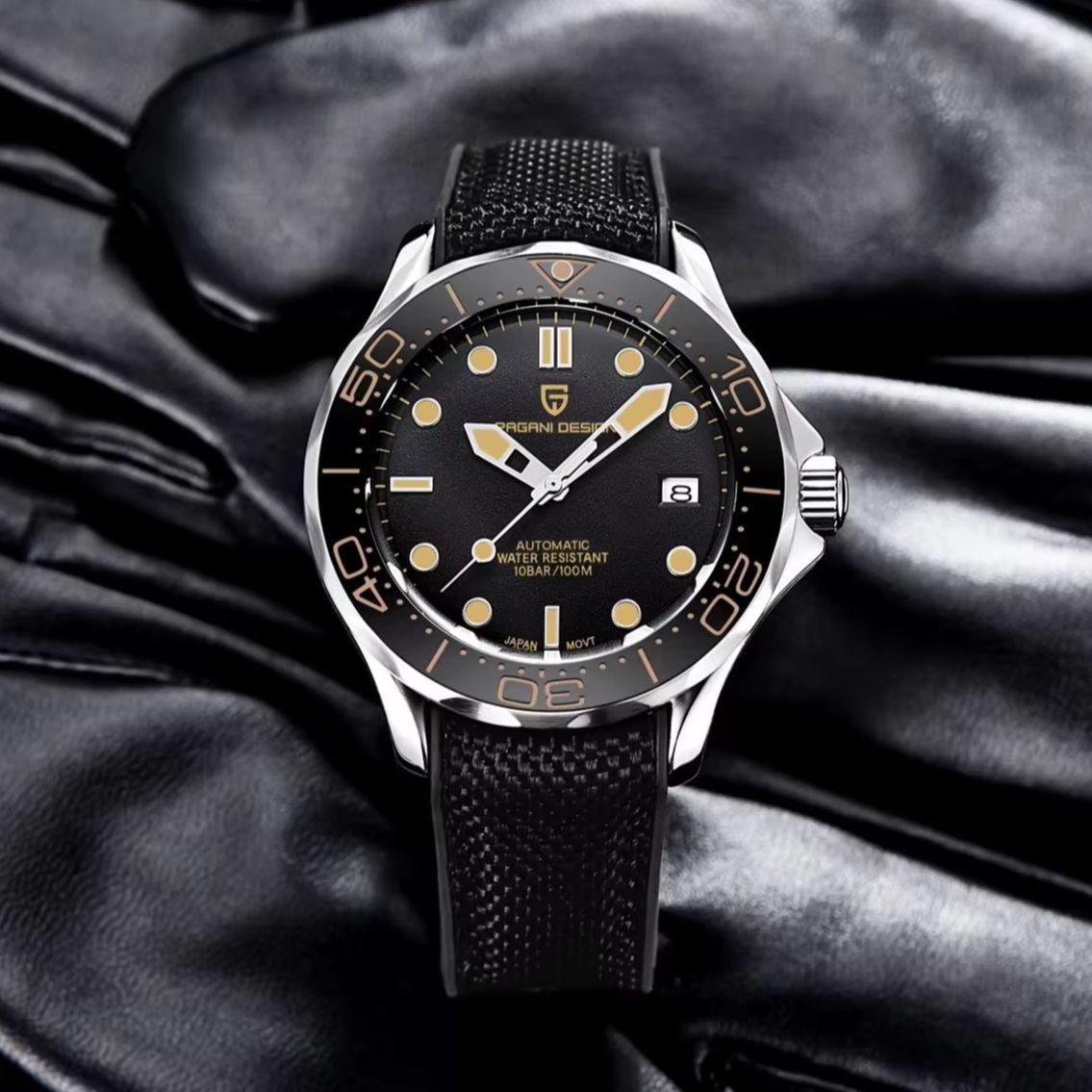 ساعات PAGANI DESIGN الميكانيكي - مراجعة Rolex Watch Submariner وسعره