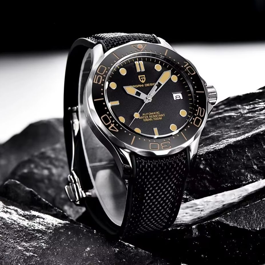 ساعات PAGANI DESIGN الميكانيكي - مراجعة Rolex Watch Submariner وسعره