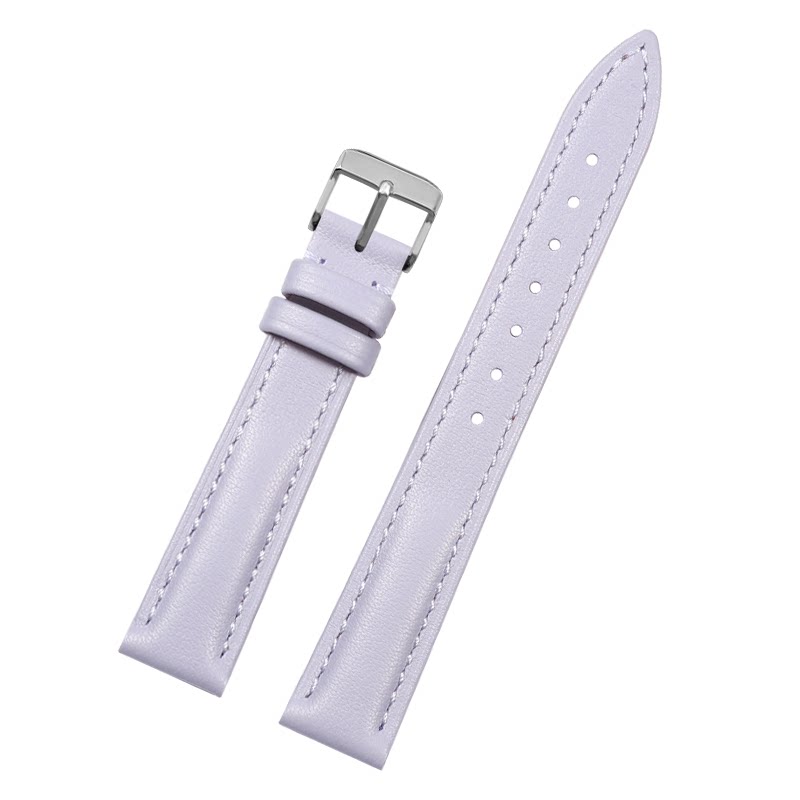 حزام ساعة من الجلد الطبيعي لـ  - مراجعة Smartwatch Purple Watches For Women وسعره