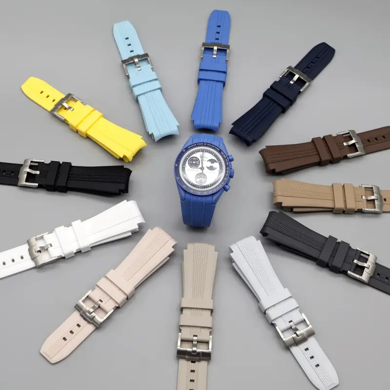 حزام ساعة سيليكون منحني 20 ملم - مراجعة Omega Watch Seamaster وسعره