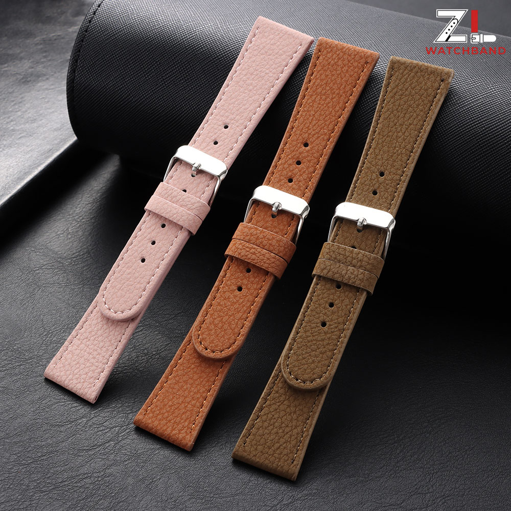 حزام ساعة جلدي بنمط الليتشي 22 - مراجعة Smartwatch Purple Watches For Women وسعره
