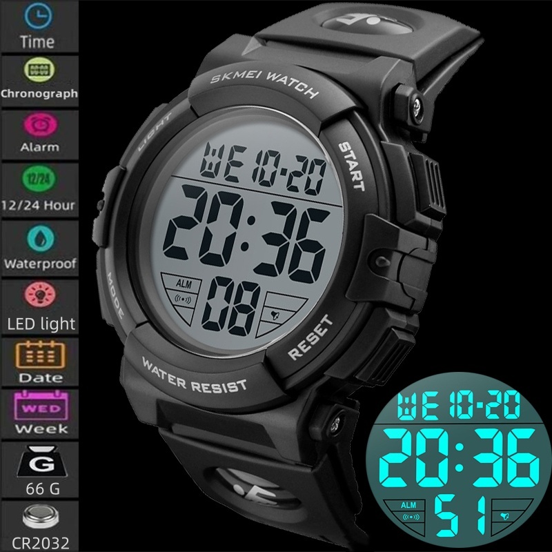 Skmei Fashion الطلب الكبير رجا - مراجعة Solar Powered Watch وسعره