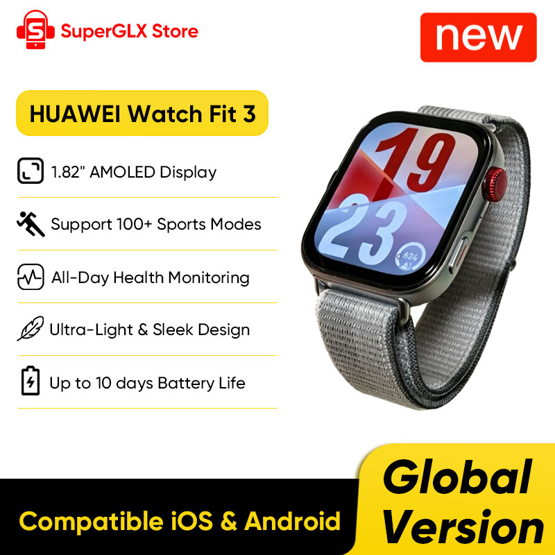 【شحن سريع داخل الولايات المتحد - مراجعة Huawei Smartwatch Watch Fit وسعره