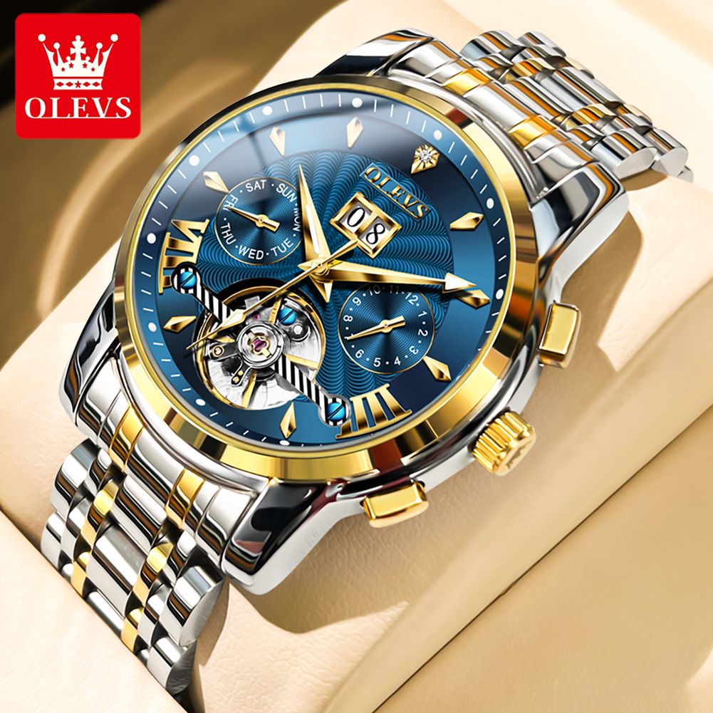 ساعات رجالية OLEVS فاخرة عصرية - مراجعة Anti-Magnetic Watch وسعره