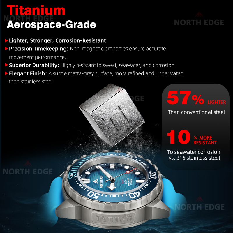 ساعة غوص نورث إيدج تريتون-تي م - مراجعة Solar Powered Watch وسعره
