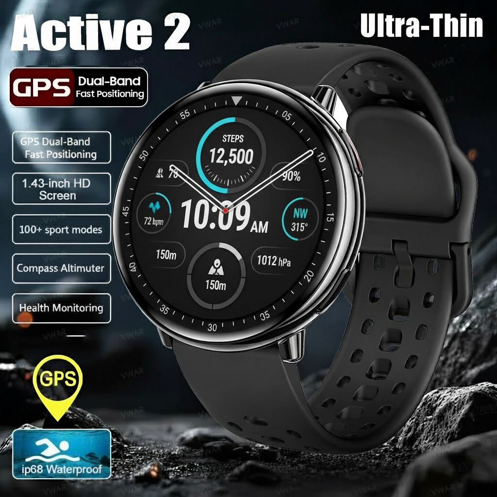 2025New Active 2 ساعة ذكية مدم - مراجعة Smartwatch Samsung Watches For Women وسعره