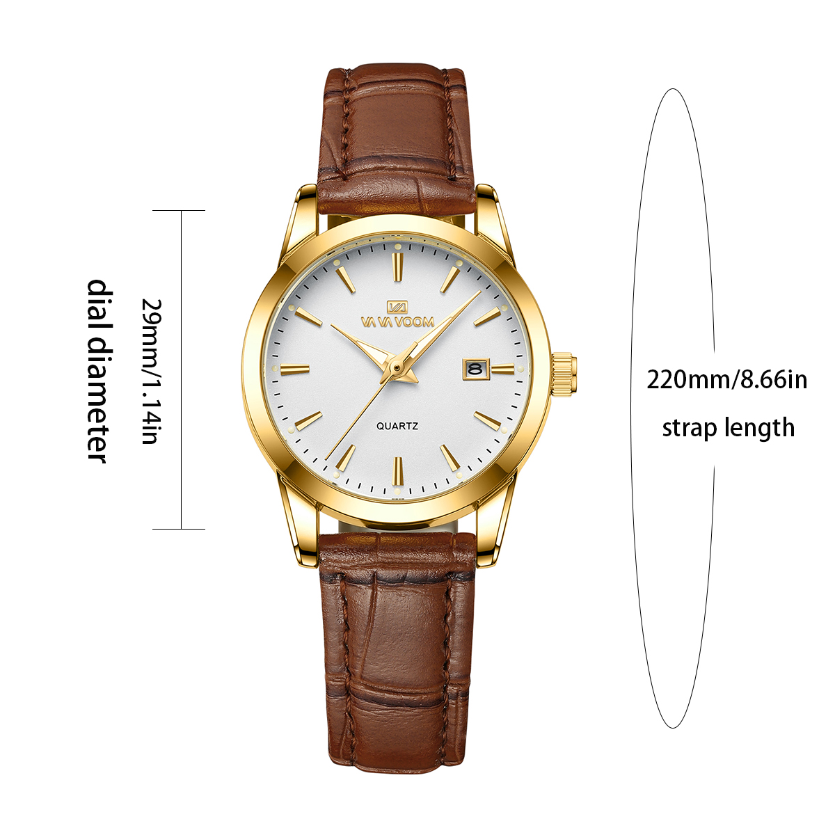 ساعات نسائية موضة 29 ملم ساعة  - مراجعة Anti-Magnetic Watch وسعره